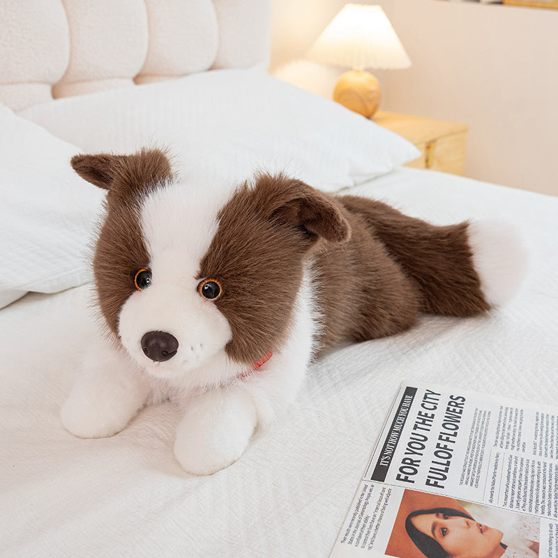 Collie Puppy With Collar Plush