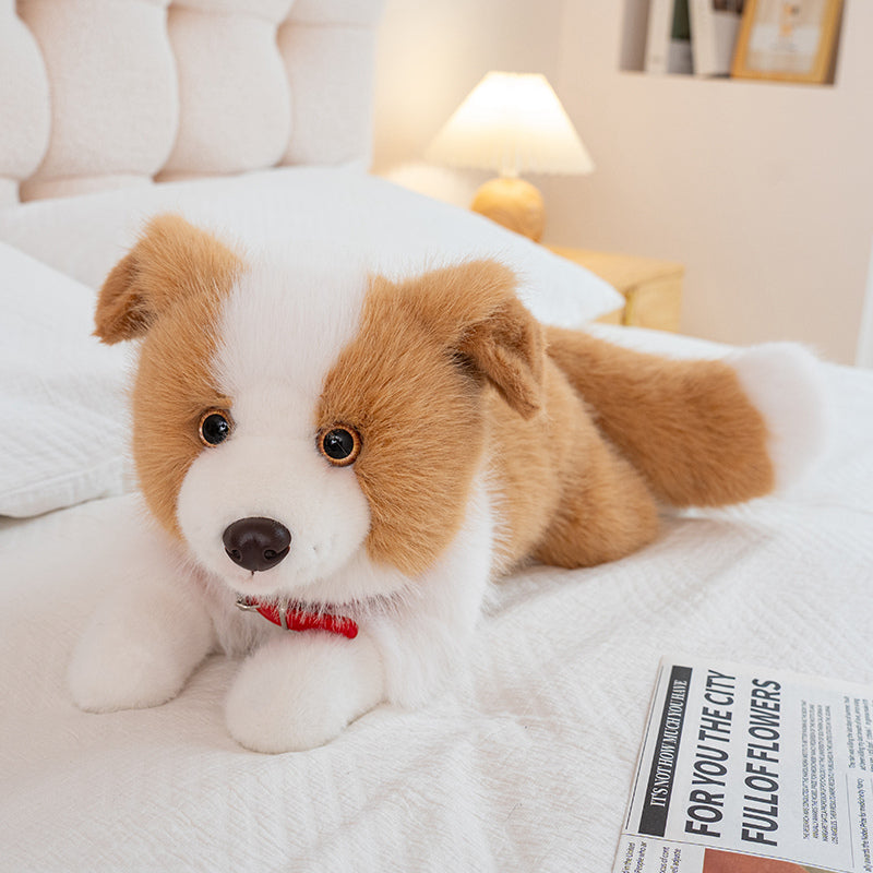 Collie Puppy With Collar Plush