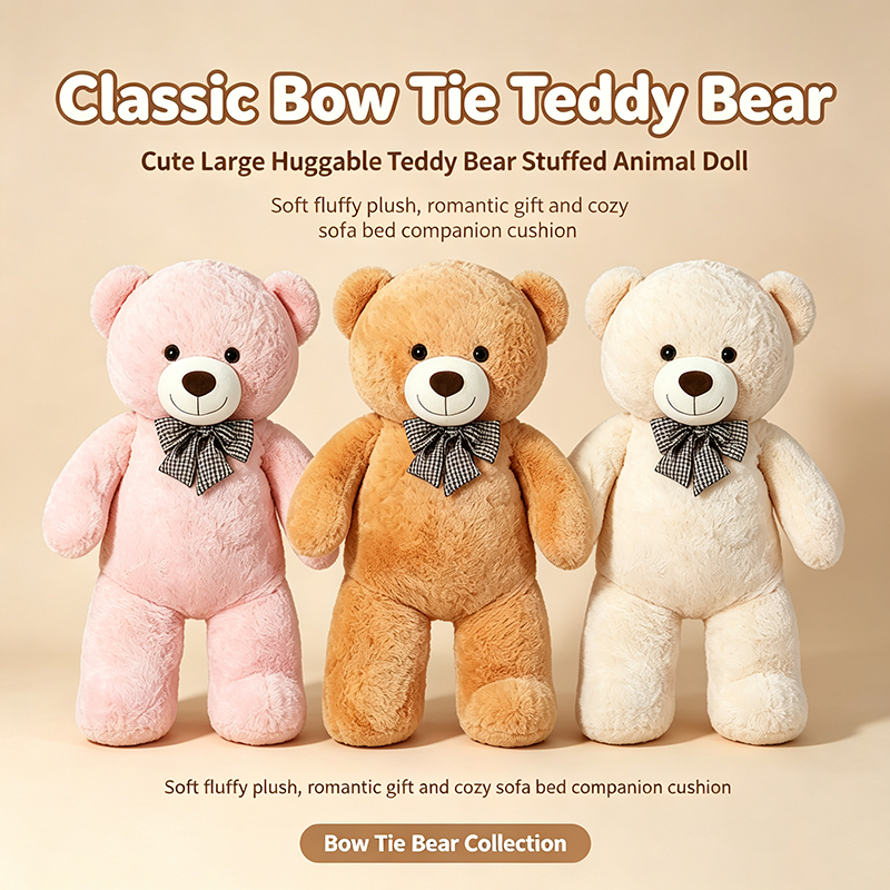Classic Bow Tie Teddy Bear