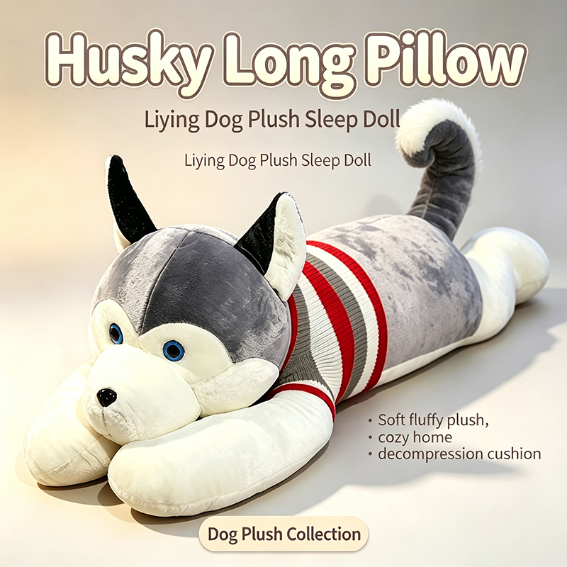 Husky Long Pillow