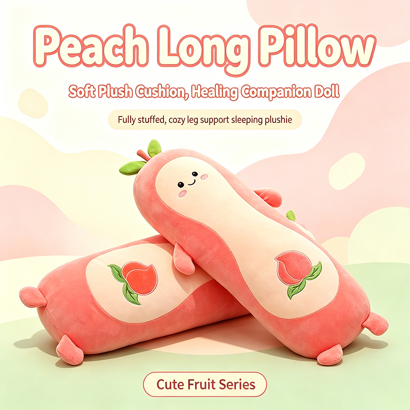 Peach Long Pillow