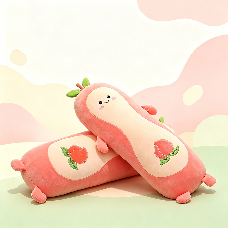 Peach Long Pillow