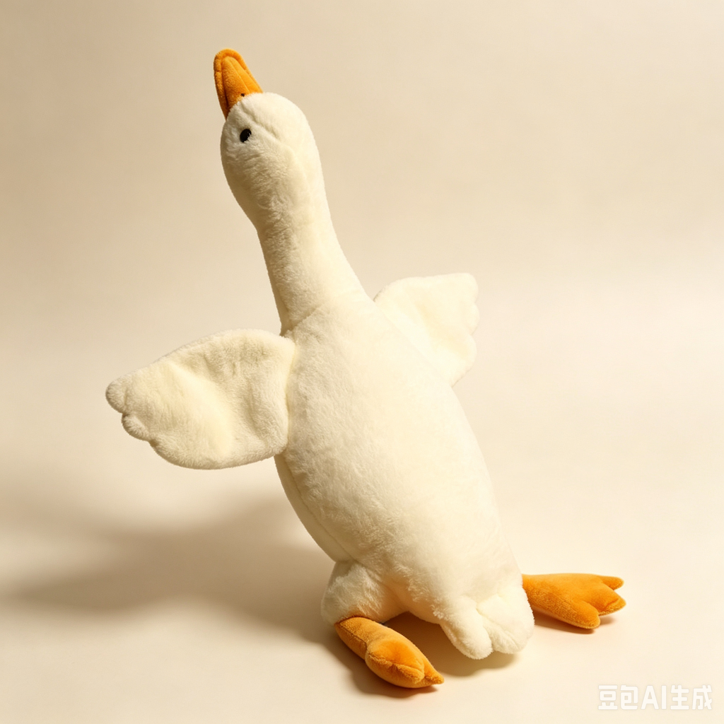Fluffy White Goose Pillow