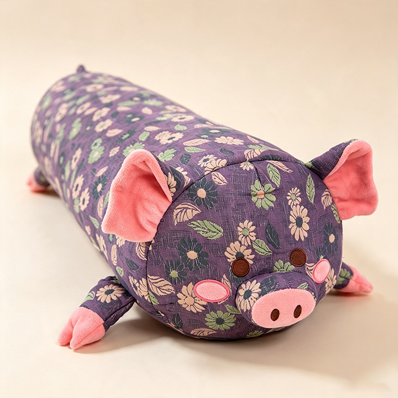 Floral Pig Pillow