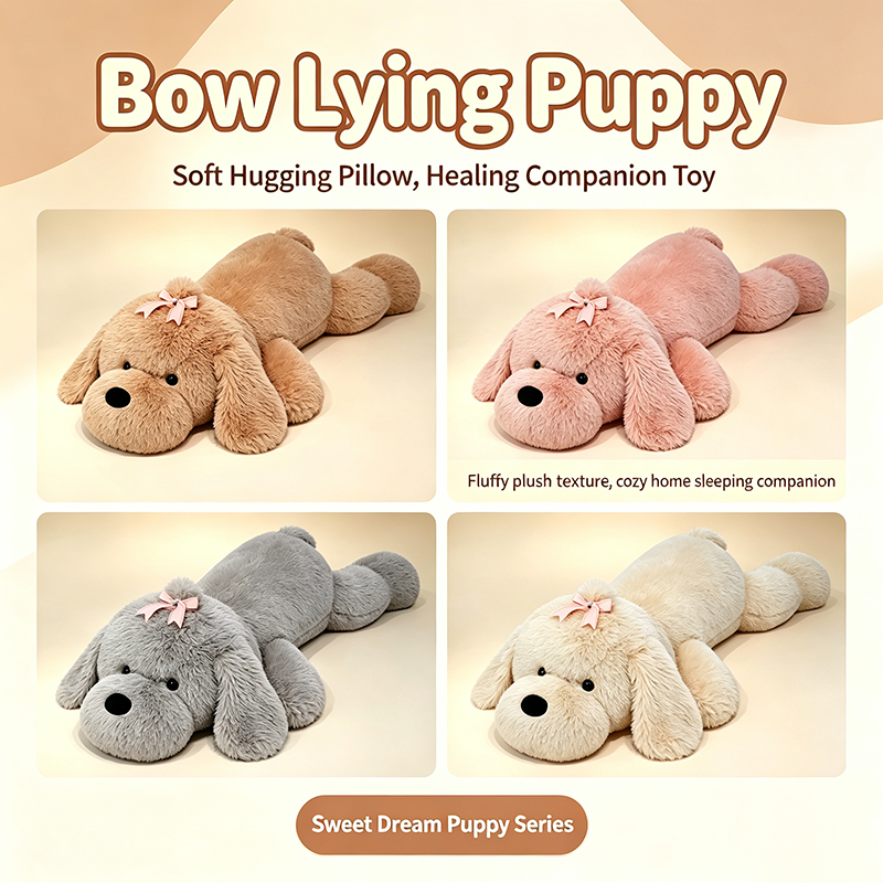 Bow Lying Puppy