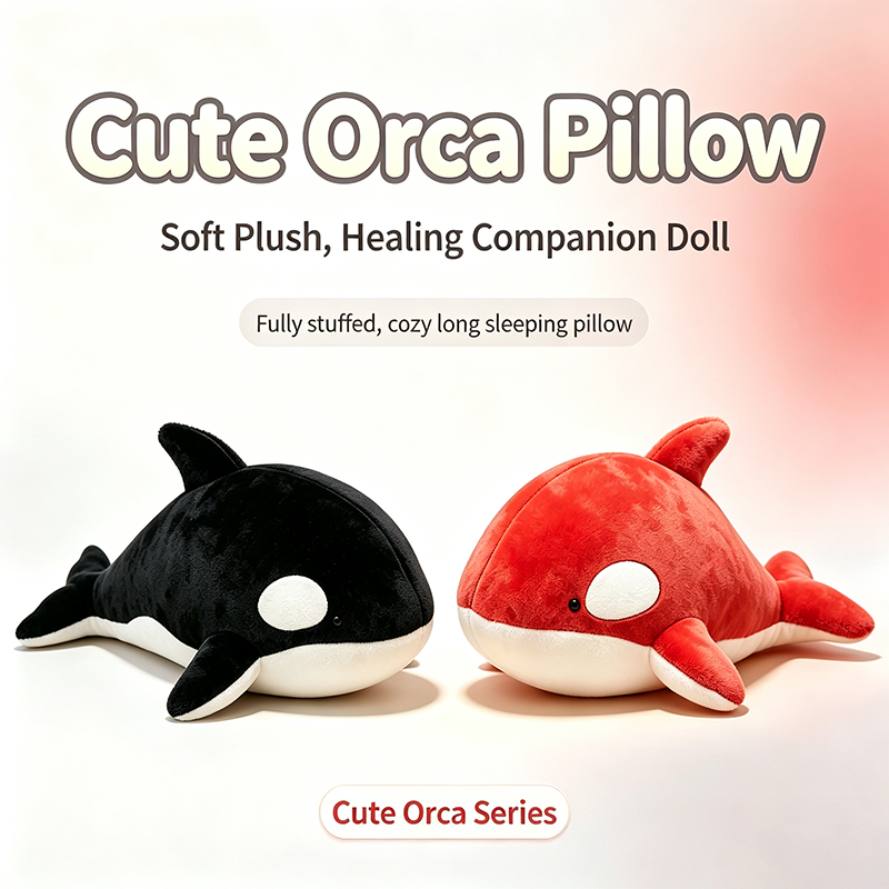 Cute Orca Pillow