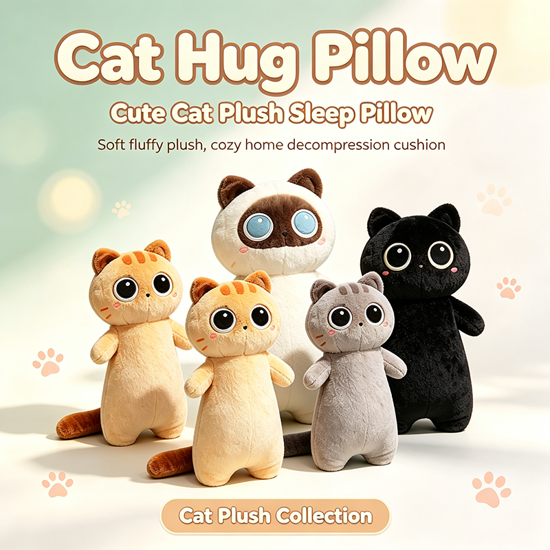 Cat Hug Pillow