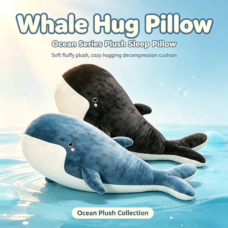 Whale Hug Pillow